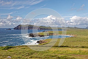 Ring of Kerry, Wild Atlantic Way, West Ireland, scenic coastal road, Around the Iveragh Peninsula in the southwest of Ireland