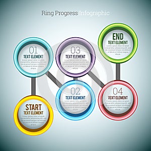 Ring Progress Infographic