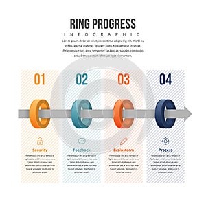 Ring Progress Infographic
