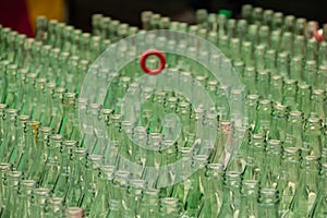 Ring Toss with Green Bottles