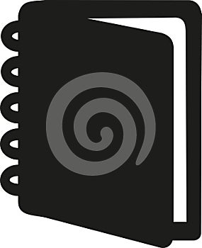 Ringbinder book vector