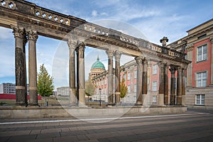 Ringer Colonnade and St. Nicholas Church - Potsdam, Brandenburg, Germany photo