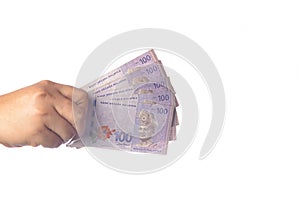 100 Ringgit Malaysia banknote