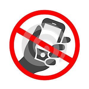 Ringing smartphone icon. Mobile phone ringing or vibrating flat icon for apps or websites