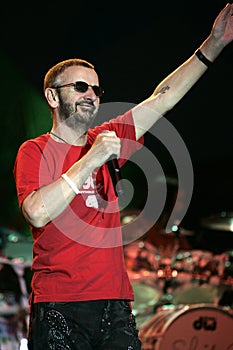 Ringo Starr performs in concert