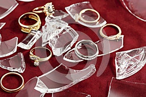 Rings and glass