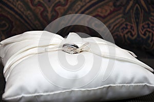 Rings on pillow