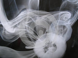 Rings of smoke photo