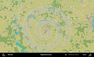 Ringsted Kommune, Denmark. Topographic Humanitarian