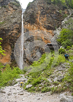 Rinka waterfall, Logar valley, Slovenia