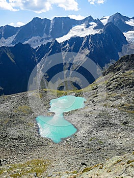 Rinnen Lake in the Stubai Alps