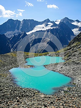 Rinnen Lake in the Stubai Alps