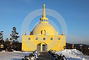 Rinpoche Bagsha Buddhist Monastery in Ulan-Ude in the Republic of Buryatia, Russia