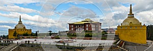 Rinpoche Bagsha Datsan Monastery Panorama in Ulan-Ude, Russia