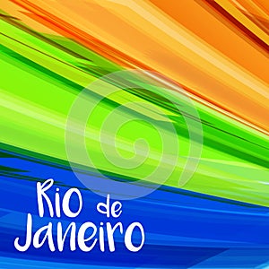 Rio abstract color light background