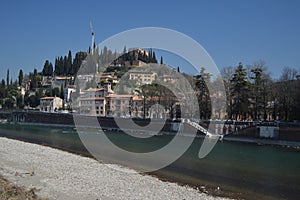 Rio Adige At Its Pass In Verona. photo