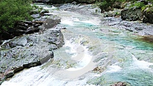 Rio Ara river Bujaruelo in Valle de Ordesa valley Pyrenees Huesca Aragon