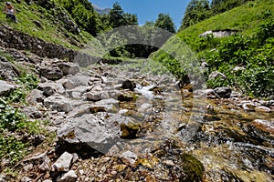 Rio Arno River in Abruzzo, Gran Sasso National park