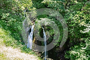 Rio Arno Waterfall in Abruzzo, Gran Sasso National park