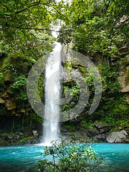 Rio Celeste waterfall photo