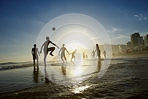 Rio Beach Football Active Silhouettes Playing Altinho