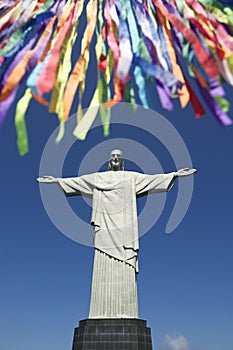 Rio Carnival Celebration at Statue of Corcovado