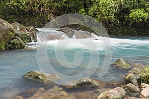 Rio Celeste Clear Blue Waters