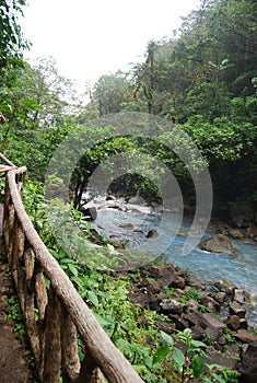 Rio Celeste in Costa Rica photo