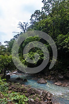 Rio Celeste River Waterfall