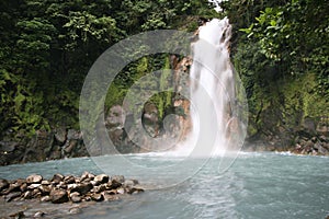 Rio Celeste waterfall photo