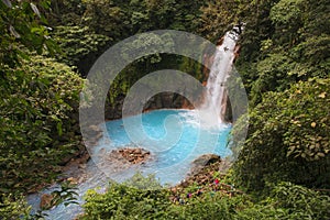 Rio Celeste Waterfall, Costa Rica