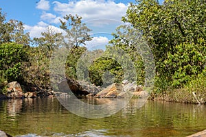 River in the center-east of Brazil photo
