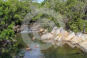 River in the center-east of Brazil photo