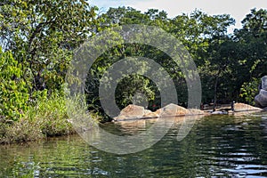 River in the center-east of Brazil photo