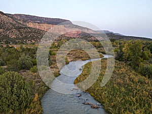 Rio Chama River Valley in Northern New Mexico