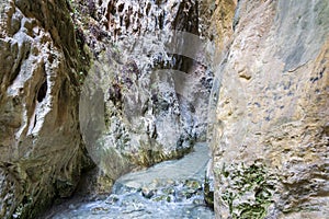 The Rio Chillar hiking trail. Nerja, Malaga, Spain photo