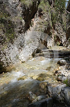 Rio Chillar in Nerja in Andalusia, Spain photo