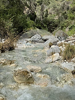 Rio Chillar, water hiking trail in Nerja, Spain photo