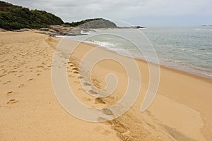 Rio das Ostras beach in Rio de Janeiro coastline, Brazil photo