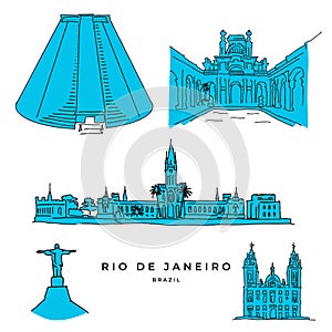 Rio de Janeiro architecture drawings