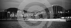 Rio de Janeiro as seen from a boat on Baia de Guanabara photo