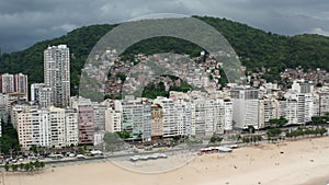 Rio de Janeiro, Brazil. Arial view of Rio`s low-rise, high density development