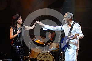 Ana Moura e Gilberto Gil