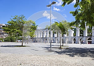 Rio de Janeiro, Brazil, Carioca Aqueduct Arcos da Lapa, Lapa Arches.