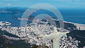 Rio de Janeiro Brazil. International travel landmark. Postalcard city.