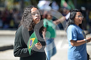 military civic parade celebrating the independence of Brazil