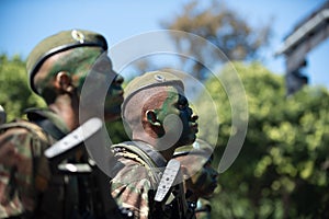 military civic parade celebrating the independence of Brazil