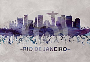 Rio de Janeiro Brazil skyline