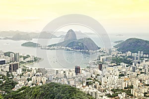 Rio de Janeiro Brazil Skyline Overlook