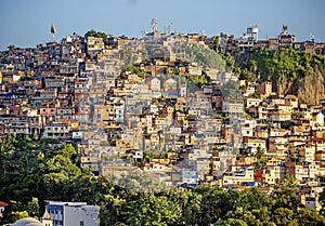 Rio de Janeiro, Brazil, view of the Morro da Providencia favela.